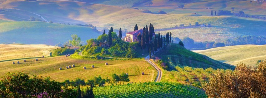 italian fields